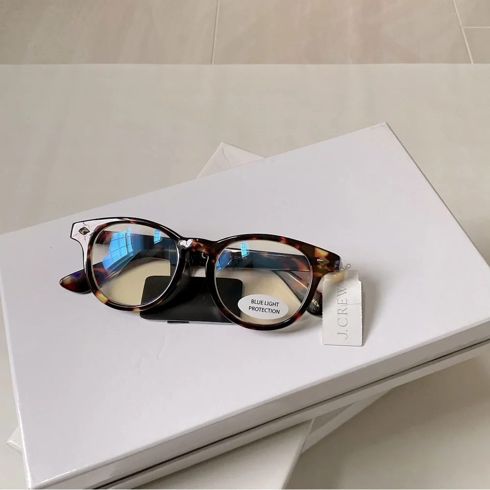 J.Crew Tortoise Shell Blue Light Protection Glasses